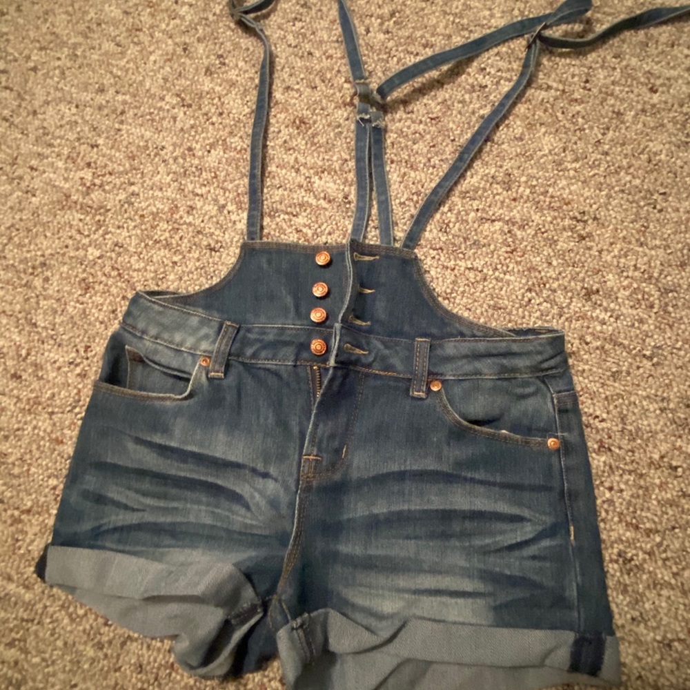 Denim overalls